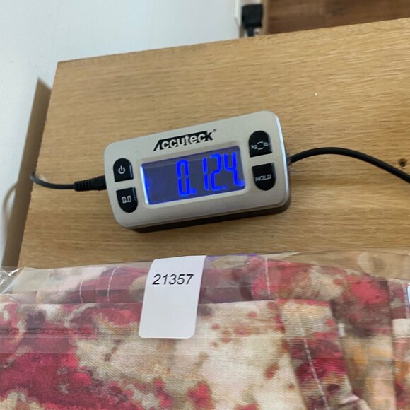 Chicos Jacket Womens 0 US Small Red Multi Linen Blend Short Sleeves Button Up - Picture 9 of 9